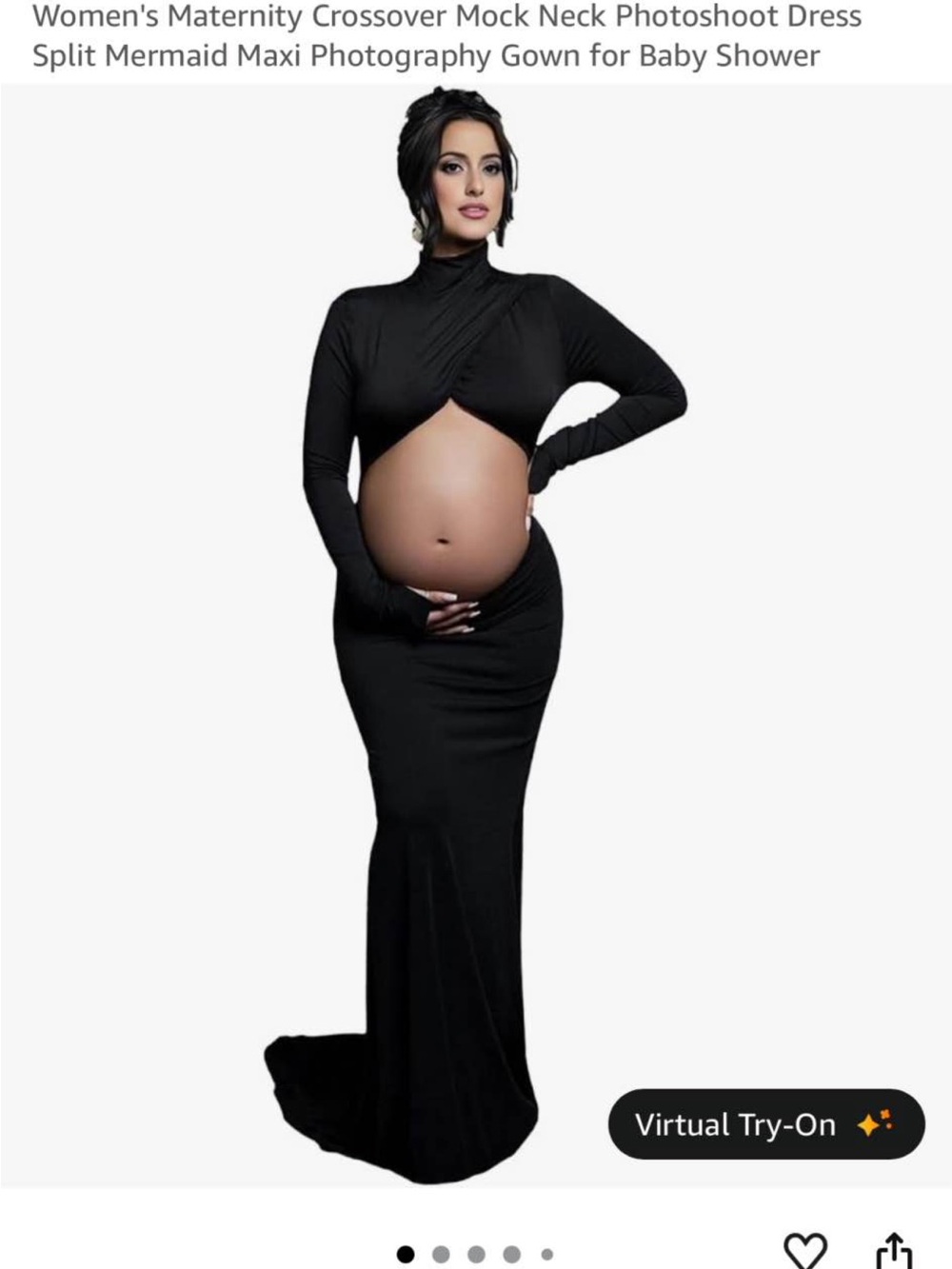 Maternity shoot dress
